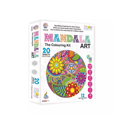 Ratnas Wooden Mandala Art Indoor Game